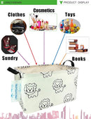 LANGYASHAN Rectangular Storage Bin Collapse Canvas Fabric Cartoon Storage Basket with Handles for Organizing Home Kitchen Boys and Girls Toys Office Closet Shelf Baskets (Rec lion) by TinyTreasures Baby Boutique