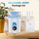 Humidifiers for Bedroom Large Room Home - GloryAir 6L Quiet Top Fill Cool & Warm Mist Humidifier with Smart Humidity Control, Remote Control, 7-Color Light, Humidistat, Oil Diffuser for Plants & Baby by TinyTreasures Baby Boutique