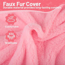COMAX 3-in-1 Bean Bag Chair for Kids, Toddler Beanbag Bed, Convertible Child Floor Lounger, Floor Mattress with Filler for Girl Boy Sleeping Reading, Pink by TinyTreasures Baby Boutique