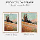 Homeforia Wooden Poster Frame 22x28, High End Natural Oak 22 x 28 Picture Frame with Mat 18 by 24, 22x28 Light Wood Frame Matted to 18x24 Photo, 28by22 Large Frames, Tempered Glass, Wall Kit, Set of 1 by CozyNest Decor