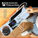 Squirrel-Bedside Perch, Floating Organizer with USB-C & A Charging Ports, Great Bedside Shelfie, Gift for teens and college freshman, for Gamers, Dorm room gifts. Assembly in 1 minute. Light Blue by CozyNest Decor