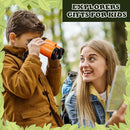 Libima 24 Pcs Binoculars for Kids Educational Compact Kids Binoculars with Neck String Toddler Telescope for Boys Girls Learning Bird Watching Camping Hiking Travel Safaris Birthday Gifts(Orange) by TinyTreasures Baby Boutique