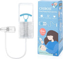 Patented Nasal Aspirator for Baby and Toddler, Hand Pump Nose Sucker with Rounded Non-Invasive Nozzle, Quiet Suction Relieves Congestion and Stuffy Boogers, Safe for Infant, Co-Branded with CHIBOJI by TinyTreasures Baby Boutique