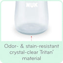 NUK Small Learner Tritan Cup, 5 oz, 6+ Months – BPA Free, Spill Proof Sippy Cup by TinyTreasures Baby Boutique