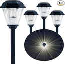 Solar Pathway Lights Outdoor 4 Pack, Upgraded 1000mAh Battery Up to 12Hrs, Solar Lights Outdoor Waterproof IP65, Warm White Landscape Light for Garden by GreenHaven Gardens