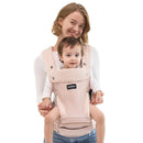 Momcozy Baby Carrier with Hip Seat, 2-in-1 Forward-Facing Carry for Active Babies, Detachable Hands-Free Carrier up to 44lbs, Breathable Infant Carrier Fits Waist Sizes up to 45 Inches, AirMesh Pink by TinyTreasures Baby Boutique