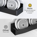 Magnetic Spice Rack for Refrigerator, Kitchen Organizer and Storage Shelf, Black (6 Pack)… by CozyNest Decor