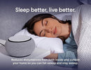 SNOOZ Smart White Noise Sound Machine - Real Fan Inside for Non-Looping White Noise, Sleep Aid for Adults, Travel, Sleeping, Bedroom, Portable, Baby Registry Essential - Cloud by TinyTreasures Baby Boutique