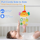 Car Seat Toy for Babies 0-6 Months, Stroller Toy with a Convenient clip, Carseat Toys Hanging Baby Accessories,Built-In Bell, Rattle,Squeaky,Mirror for infant,Babies Gift 0-3-6-12 months Boy Girl by TinyTreasures Baby Boutique