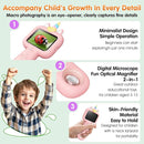 600X Portable Kids Microscope 2.4" Mini Handheld Digital Microscope for Kids - STEM Educational Science Kit Toys for Christmas Birthday Gifts Toys for 3 4 5 6 7 8 9 10 11 12 13 Year Old Girls by TinyTreasures Baby Boutique