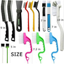 14Pcs Small Crevice Cleaning Brush Set, Groove Gap Cleaning Tool for Cleaning Kitchen,Bathroom, Corner, Sink,Door,Window Track,Cup by CozyNest Decor