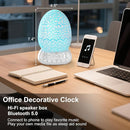 Dinosaur Alarm Clock with Wake Up Light, Digital Clock on Desk + 8 Colors Night Light + 20 Sleep Training Sound + Bluetooth Speaker All in 1 for Kids/Boys/Girls/Adult (Dinosaur) by TinyTreasures Baby Boutique
