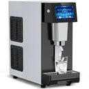 Commercial Nugget Ice Maker Machine, 100Lbs/24H Pellet Chewable Ice, 3-IN-1 Nugget Ice Maker with Ice & Water Dispenser, Self-Cleaning Countertop Stainless Steel Ice Machine for Business, Office,Party by CozyNest Decor