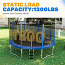 ORCC 1200LBS Weight Capacity Trampoline 16 15 14 12 10 8FT Outdoor Yard Trampolines for Kids Adults Outdoor Yard Trampolines for Kids Adults by TinyTreasures Baby Boutique