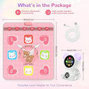 Rechargeable Dance Mat Toys for Girls, Light Up Dance Pad with Wireless Bluetooth, Xmas B-Day Gifts for 3 4 5 6 7 8 9 10 11 12 Years Old Kids (Pink) by TinyTreasures Baby Boutique