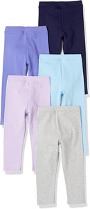 Amazon Essentials Girls and Toddlers' Leggings, Multipacks by TinyTreasures Baby Boutique