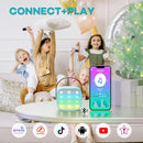 YLL Mini Karaoke Machine for Kids, Portable Bluetooth Speaker with 2 Wireless Microphones, Most Popular Birthday Toys Gifts for Boys Girls 3 4 5 6 7 8 9 10 11 12 + Year Old Party Family School(Blue) by TinyTreasures Baby Boutique