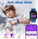 Smart Watch for Kids 1.85" with Fitness Tracker, Sleep Monitor, 22/100+ Sport Modes, DIY Dial, IP68 Waterproof, Step Counter, Heart Rate, Camera, with/Without APP, Gift for 3-12 Years Old Boys Girls by TinyTreasures Baby Boutique