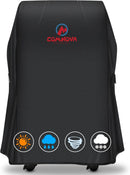 Comnova Grill Cover 30 Inch - 7105 BBQ Cover for Weber Spirit 210 Gas Grill Heavy Duty & Waterproof, Barbecue Cover for Weber Spirit E-210 Grill with Side Trays Fold Down (NOT Fit Spirit II E-210) by GreenHaven Gardens