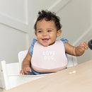 Bella Tunno Baby Bib for Eating, Waterproof Silicone Bib with Large Food Catcher, Adjustable Fit for Babies 4-12 months & Toddlers 1-3 Years, Boys & Girls by TinyTreasures Baby Boutique