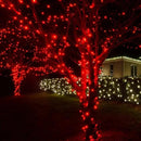 Dazzle Bright 300 LED Christmas String Lights, 100 FT Connectable Waterproof String Lights Green Wire with 8 Modes Christmas Decoration for Indoor Outdoor Party Yard Garden Decor (Red) by CozyNest Decor