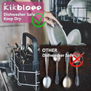 Black 20 Piece Stainless Steel Silverware Set, Handle Flatware, Modern Mirror Finish Cutlery Set, Service for 4, Dishwasher Safe by CozyNest Decor