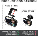 360-Degree Baby Car Mirror for Rear-Facing Seats,Kids Safety Mirrors with Tool-Free Installation,Kids Rear View Mirror BPA-Free Shatterproof & ASTM Certified (Adjustable 14"-22") (2 Pack) by TinyTreasures Baby Boutique