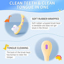 Toothbrush for Toddlers 1-3,Infant to Toddler Training Tooth Brush,Extra Soft Baby Toothbrushes Cleans Baby Sensitive Teeth Non-Slip Grip, Cute Dinosaur Kids Toothbrush for Boys Girls 2 Pack by TinyTreasures Baby Boutique