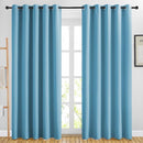 NICETOWN Room Darkening Curtains for Living Room - Easy Care Solid Thermal Insulated Grommet Room Darkening Curtains/Panels/Drapes for Bedroom (2 Panels, 66 by 84, Teal Blue) by TinyTreasures Baby Boutique