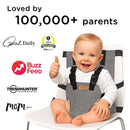 liuliuby Compact Travel High Chair | Portable High Chair for Baby | Baby Travel Essential Harness Seat | Must Haves for Vacations, Restaurants, Family Visits with Babies | Portable Highchair Seat by TinyTreasures Baby Boutique