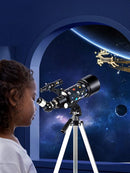 Telescope for Kids Adults Astronomy Beginners Over 8 Years Old, 70mm Aperture Astronomical Refractor Telescopes with Phone Adapter & Wireless Remote, Astronomy Space for Christmas Birthday by TinyTreasures Baby Boutique
