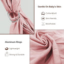 Baby Wrap Ring Sling 7-35 lbs, Baby Sling Carrier for Newborn, Toddler, Infant Holder, Lightweight Baby Carrier Wraps, Pink by TinyTreasures Baby Boutique