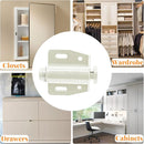 2 Pack Cabinet Magnetic Touch Latch, Push to Open Catches Magnet Push Release Latches Hardware for Kitchen Cabinet Drawer Cupboard Closet Door (White) by TinyTreasures Baby Boutique