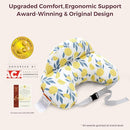 Momcozy Pioneering Safety Fence Nursing Pillow for Breastfeeding- Wider Feeding Pillows for More Support for Mom & Baby- Easier Nursing & Hand Free- Fit for All, Removable Cotton Cover by TinyTreasures Baby Boutique