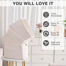 Storage Baskets for Organizing Shelves, Woven Cotton Rope Bins for Baby Nursery Organization, Book Toy Towel Organizer, 15"x11"x9.5", 3 Packs, Off White by TinyTreasures Baby Boutique