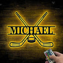 Custom Field Hockey LED Wall Sign – Personalized Name Sign Light Up, Sports Neon Signs For Wall Decor, Field Hockey Decor for Girls, Players, Fans, Teams by CozyNest Decor