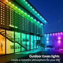 Permanent Outdoor Light,60ft RGB Eave Lights with App Control Remote,IP67 Waterproof LED Lights,Music Sync Outside Light for House,Halloween,Roof,Garden,Christmas Decorations by GreenHaven Gardens