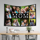Custom Tapestry For Wall Bedroom Custom Backdrop Personalized Image Text Photo Customized Funny Tapestry Banners And Signs Mother's Day Horizontal Tapestrys by CozyNest Decor