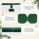 Bamworld Tree Plant Stand Indoor, 3 Tier Flower Pot Stands for Multiple Plants, Heavy Duty Metal Plant Shelf for Patio Garden Balcony Living Room Bedroom by GreenHaven Gardens