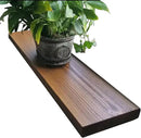 joelsantiques 48 Inch Wooden Floating Shelves for Wall - 48x8x2 in - Made of Natural Wood - Heavy Duty Rustic Wall Shelves for Bedroom - Perfect for Living Room, Kitchen - Medium Brown by CozyNest Decor