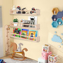 AZSKY Natural Wood Nursery Shelves Floating Wall Book Shelves Nursery Kids Baby Toddler Room Décor 36 in Bookshelf for Toy Picture Display a Set of 3 Same Sizes by TinyTreasures Baby Boutique