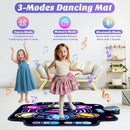 【Upgraded】KIZJORYA Dance Mat for Kids, Electronic Light-up Dance Pad with Wireless Bluetooth 5 Speeds 9 Levels, Dancing Mat for Toddlers Music Game Dance Toy for Girls Boys 3 4 5 6 7 8 9 10+ Year Old by TinyTreasures Baby Boutique