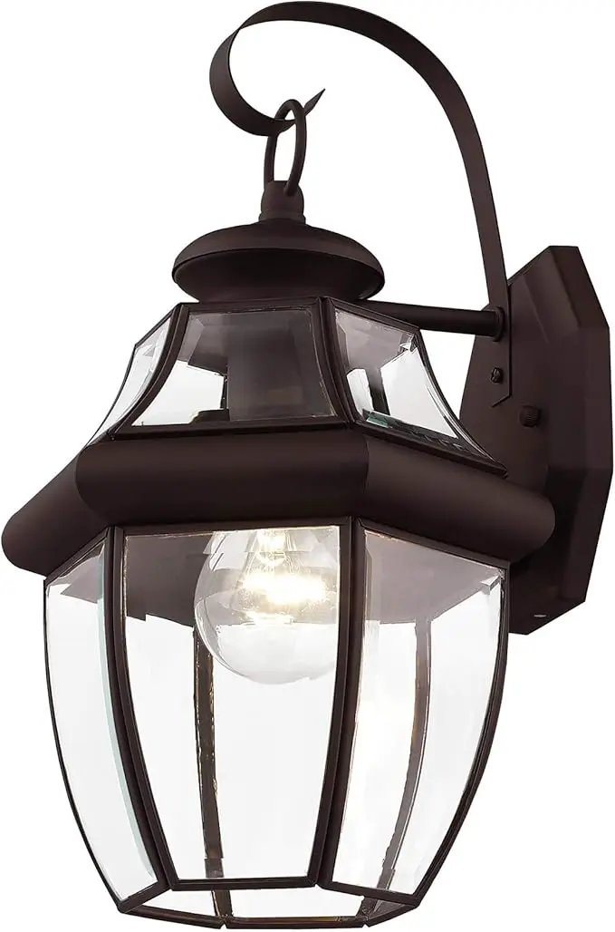 Livex Lighting 2151-03 Outdoor Lighting, 13" x 8.5" x 8.5", White, photo 9 of 10