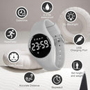 Kids Watches for Girls Boys Digital Sport Watch with Step Counter Pedometer Vibration Alarm Clock, No App Waterproof Fitness Tracker Kids Watch Boys Girls Teens Students Ages 5-16 by TinyTreasures Baby Boutique