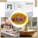 Sunflower Jewelry Dish Trinket Tray Ceramic Key Tray Bowl for Entryway Table, Sunflower Candy Dish Soap Holder Gift Decorative Bowl for Home Decor Kitchen Bathroom Sink (Bee, Ladybug) by CozyNest Decor