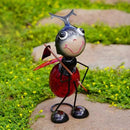 Solar Ladybug Garden Lantern Waterproof LED Ladybug Solar Lights Outdoor Decorative Tabletop Lanterns Lamp for Yard Patio Table Decoration by GreenHaven Gardens
