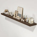 Floating Shelves for Wall, 72"W x 9.3"D x 1.5"H, Long Wooden Wall Mounted Display Shelves with Invisible Brackets for Living Room, Bedroom, Bathroom, Kitchen Decor and Storage, Set of 1, Walnut by CozyNest Decor