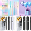 Vanhench 10Pcs Gel Pens, Cute Pens for Trendy Teen Girl Stuff, Happy Birthday Gift Basket, Aesthetic School Supplies, Ideal for 8 9 10 11 12 13 14 Year Old Girl (10PCS Gradient) by TinyTreasures Baby Boutique