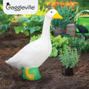 Fox Valley Traders Gaggleville Porch Goose Large White Goose Statue – Charming 23" Outdoor Decorative Figurine for Garden, Patio, or Entryway Accent by CozyNest Decor