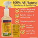 Trifecta Crop Control Ready to Use Maximum Strength Natural Pesticide, Fungicide, Miticide, Insecticide, Help Defeat Spider Mites, Powdery Mildew, Botrytis and Mold on Plants 32 OZ Size by GreenHaven Gardens